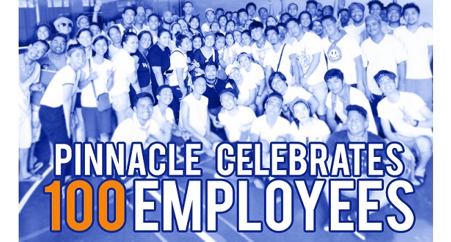 Pinnacle celebrates 100 Employees