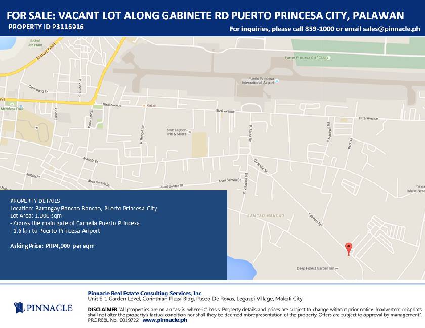  Commercial Lot Along Gabinete Rd Bancao Bancao Puerto Princesa