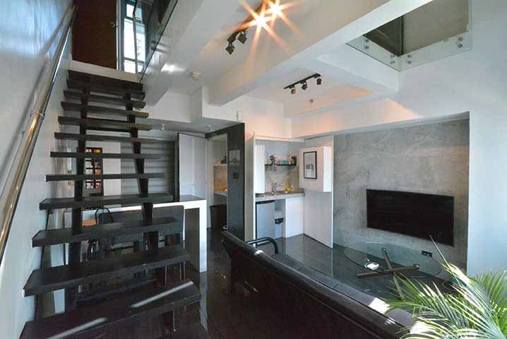 1BR Loft-type Condo for Rent in Eton Parkview, Legaspi Village, Makati