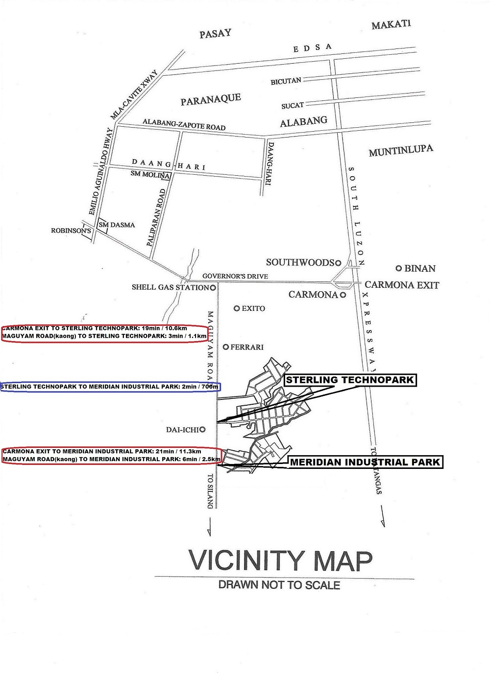 2,657sqm Industrial Lot for Sale in Sterling Technopark Carmona Cavite